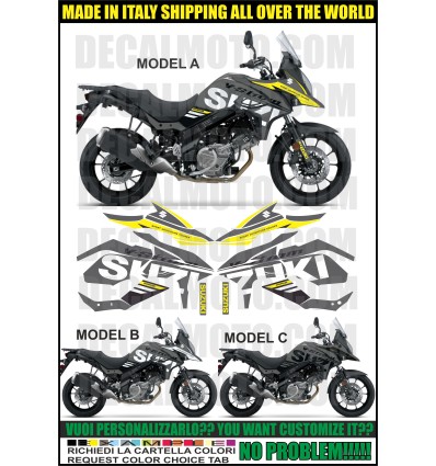 VSTROM DL 650 2020 2021 SIGN FC GREY