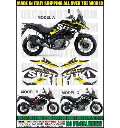 VSTROM DL 650 2022 2023 SIGN FC BLACK