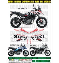 Adesivo V-STROM DL 650 2017 + XT WORLD
