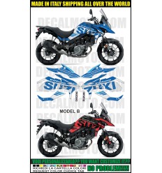 Adesivo V-STROM DL 650 2017 + XT WORLD