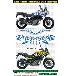Adesivo V-STROM DL 650 2017 + XT WORLD