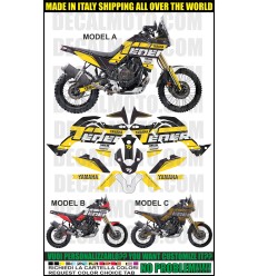 kit stickers TENERE 700 T7 REVOLUTION RTECH FACTORY RACING BLACK