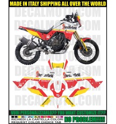 Adesivo XT 660 Z TENERE 2008 - 2016 REPLICA DAKAR CHESTERFIELD