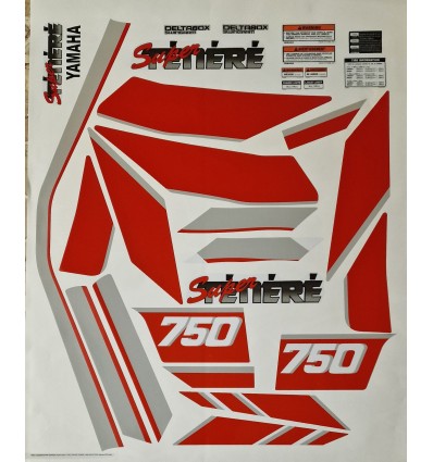Adesivo SUPER TENERE 750 1990 WHITE RED