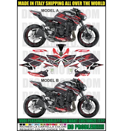 Z900 TRIBUTE BLACK RED 2020 -