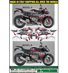 KIT STICKERS S1000 R 2014 - 2016 MOTORSPORT BMW MOTORRAD WHITE
