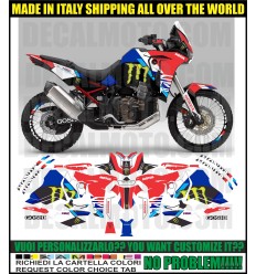 Adesivo CRF 1000L AFRICA TWIN 2016 RED WHITE BLACK