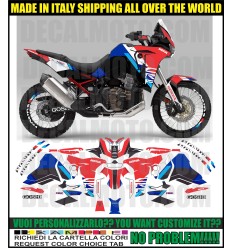Adesivo CRF 1000L AFRICA TWIN 2016 RED WHITE BLACK