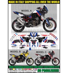 Adesivo CRF 1000L AFRICA TWIN 2016 RED WHITE BLACK