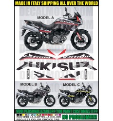 KIT STICKERS VSTROM DL 650 2004 - 2011 SIGN GREY