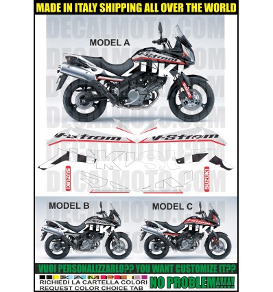 VSTROM DL 650 2004 - 2011 SIGN BLACK