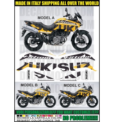 VSTROM DL 650 2004 - 2011 SIGN YELLOW