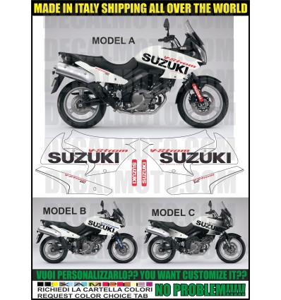 VSTROM DL 650 2004 - 2011 SIGN WHITE FC