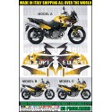 Adesivo v-strom dl 650 2004 - 2011 world