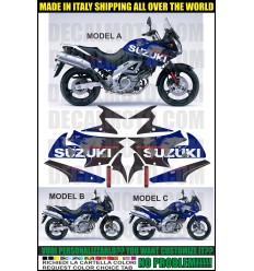 Adesivo v-strom dl 650 2004 - 2011 world