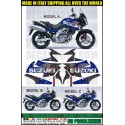 KIT STICKERS VSTROM DL 650 2004 - 2011 WORLD BLUE