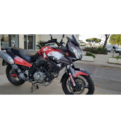 KIT STICKERS VSTROM DL 650 2004 - 2011 WORLD RED