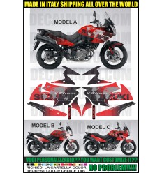 Adesivo v-strom dl 650 2004 - 2011 world