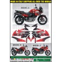 KIT STICKERS VSTROM DL 650 2004 - 2011 WORLD RED