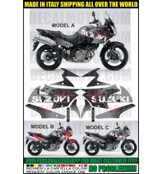 Adesivo v-strom dl 650 2004 - 2011 world