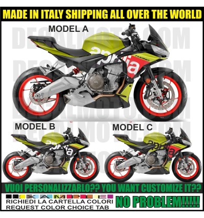 KIT ADESIVI STICKERS TUONO 660 SIGN ACID GOLD