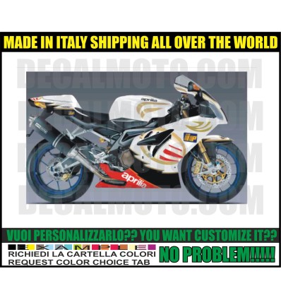 RSV 1000 R MS MOTO GP TRIBUTE LIVREA COMPATIBILE