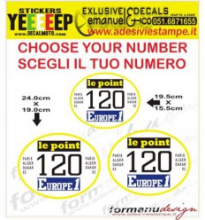 TABELLE TABS DAKAR 1982 PARIS-ALGER-DAKAR