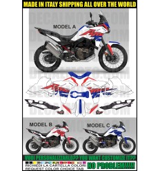 Adesivo XT 660 Z TENERE 2008 - 2016 REPLICA DAKAR CHESTERFIELD