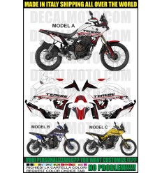 Adesivo XT 660 Z TENERE 2008 - 2016 REPLICA DAKAR CHESTERFIELD