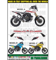 Adesivo XT 660 Z TENERE 2008 - 2016 REPLICA DAKAR CHESTERFIELD