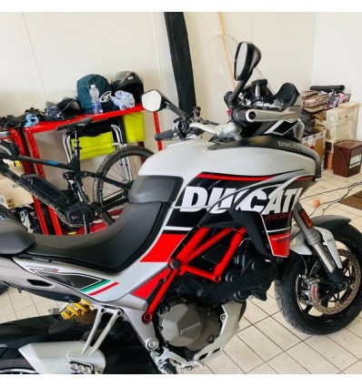 KIT STICKERS MULTISTRADA 1200 2015 - 2017 TRIBUTE WHITE