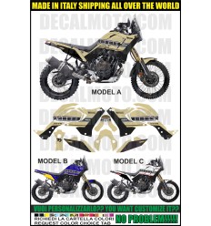 Adesivo XT 660 Z TENERE 2008 - 2016 REPLICA DAKAR CHESTERFIELD