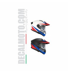 HELMET ACERBIS RIDER MODULARE GS TRICOLOR