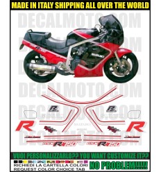 Adesivo GSXR 750 1987 RED BLACK