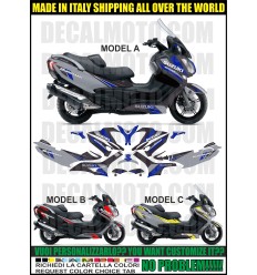 KIT STICKERS BURGMAN 650 2013 - 2022 FACTORY GREY FC