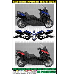 KIT STICKERS C650 GT SPECIAL EDITION BLUE RED 2011 - 2015