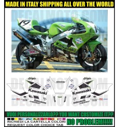 KIT STICKERS ZX-7R NINJA 2001 SBK TRIBUTE