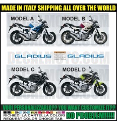 KIT STICKERS SFV 650 GLADIUS 2009