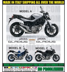 KIT STICKERS SFV 650 GLADIUS 2011 - 2012