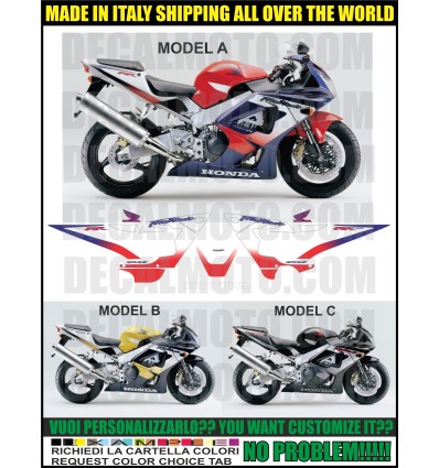 KIT STICKERS CBR 929 RR FIREBLADE KIT STICKERS CBR 929 RR FIREBLADE