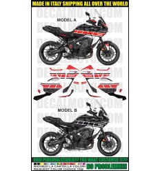 KIT STICKERS TRACER 9 GT ANNIVERSARY BLACK