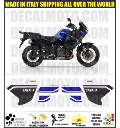 KIT STICKERS XT 1200 ZE SUPER TENERE 2017 BLUE