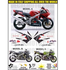 KIT STICKERS ZX6R NINJA 1998