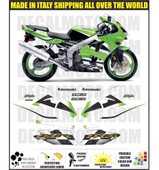 KIT STICKERS ZX-6R 2002 NINJA GREEN