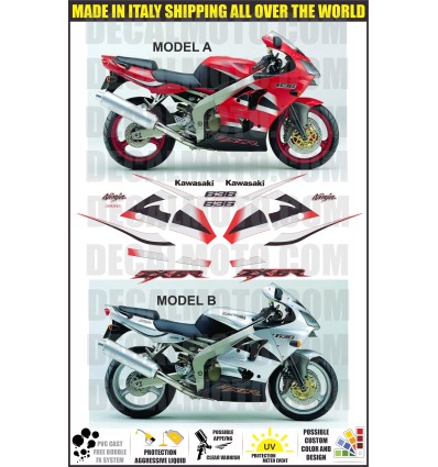 KIT STICKERS ZX6R 2002 NINJA
