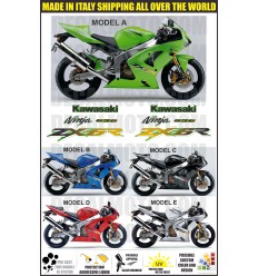 KIT STICKERS ZX6R 2003 NINJA