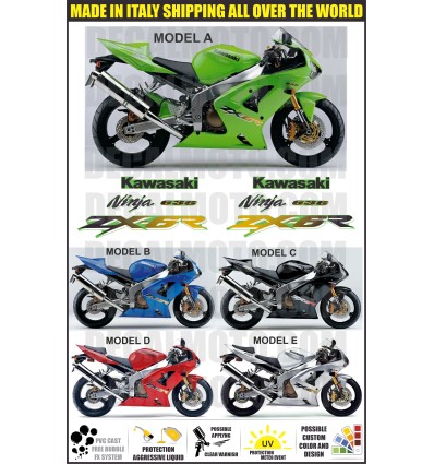 KIT STICKERS ZX6R 2003 NINJA