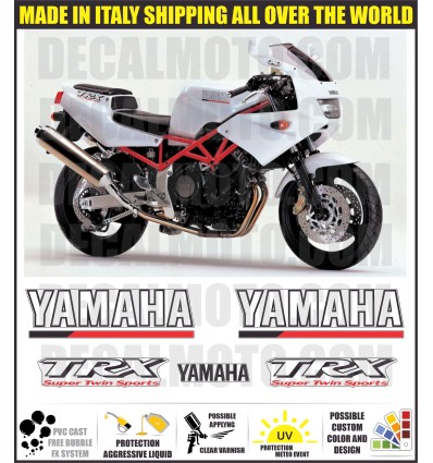 KIT STICKERS TRX 850 1995 WHITE 0390