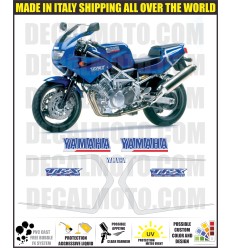 KIT STICKERS TRX 850 BLUE 0549