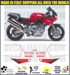 KIT STICKERS TRX 850 RED 0121
